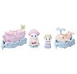 Sylvanian Families - Mořská vozítka a baby figurky v zábavném parku
