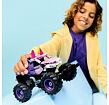 LEGO® TECHNIC 42220 Monster Jam™ Sparkle Smash™ s natahovacím motorem