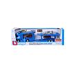 Bburago - STREET FIRE, Kamion s návěsem Multicar Carrier Volvo FH16 + Porsche 911 GT2 RS, 1:43