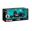 Bburago - RACE F1 s figurkou jezdce, Mercedes-AMG Petronas W15 (2024), #63 George Russell, 1:24