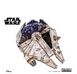 Ugears 3D dřevěná mechanická skládačka Star Wars Millennium Falcon