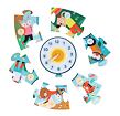 Petit Collage Podlahové puzzle Ilustrované učební hodiny