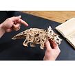 Ugears 3D dřevěné mechanické puzzle Triceratops