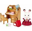 Sylvanian Families - Sestra u psacího stolu se židlí