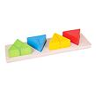 Bigjigs Toys Einlegepuzzle Brüche Dreiecke