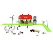 Sada domácí farma se zvířaty a traktorem plast s doplňky v krabici