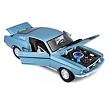Maisto - Ford Mustang GT Cobra Jet FB 1968, metallblau, 1:18