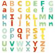 Magnetisches Alphabet