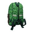 PIXIE CREW Malý batoh, zelená, Mine&Craft 50 pixelů