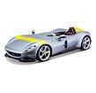 Bburago - RACE+PLAY, Ferrari Monza SP1, stříbrná, 1:24