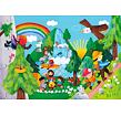 Vilac Dřevěná knížka s puzzle Dobrodružství