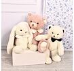 Doudou Histoire d´Ours Plyšový medvídek s tmavě modrým motýlkem 30 cm