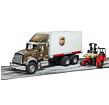Bruder 2828 Logistický Mack Granite UPS s příslušenstvím