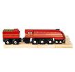 Bigjigs Rail replika lokomotivy Duchess of Hamilton+3 koleje