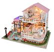 Zwei Kinder Miniaturhaus Niedliche Villa