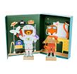 Petit Collage Magnetisches Puzzle Tiere