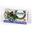 Stavebnice Cheva 51 Military Obrněný transportér plast 253ks v krabici 35x19x9cm