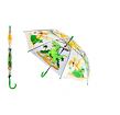 Průhledný deštník barevným motivem dinosaura