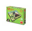 Würfel Würfel Mole und Freunde Holz 12pcs in Box