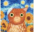 Mudpuppy Puzzle Vincat van Gogh Kunst Katzen in einer Dose 100 Teile