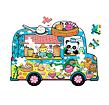 Mudpuppy Puzzle ve tvaru minibusu s občerstvením