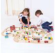 Bigjigs Rail Zug und Autoschiene