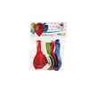 Ballon/Ballons aufblasbarer Fußball 12'' Durchmesser 30cm 5Stück im Beutel