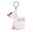 NICI Schlüsselanhänger Love White Swan 8cm, GRÜN