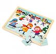 Holzpuzzle 24 Teile - Winter