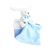 Doudou Geschenkset blau - Kaninchen mit Fliegenpilz 10 cm