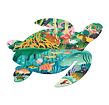 Mudpuppy Puzzle Mokřady ve tvaru želvy 300 dílků
