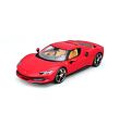 Bburago - RACE+PLAY, Ferrari 296 GTB, červená, 1:18