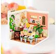 RoboTime 3D dřevěná skládačka Miniatura domečku Květinářství Fresh Flower