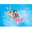 Matrace Intex průhledná nafukovací do vody s okýnkem 188 x 71 cm