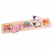 Bigjigs Baby Holzeinsatz Farm Puzzle