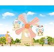Sylvanian Families Zábavný park s větrným mlýnem a kotětem