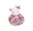Doudou Schläfrige Katze rosa 3in1