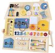 2Kids Toys Activity board Senzorická deska Domeček