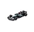 Bburago - RACE Formule F1 v dekorativním boxu, Mercedes-AMG Petronas W15 (2024), #63 G.Russell, 1:43