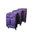 Bavy Cestovní kufr látkový Purple - set 3 ks