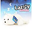 Rappa Plyšový medvěd bílý 29 cm Lazy Animals