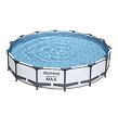 Nadzemní bazén kulatý Bestway Steel Pro MAX, kartušová filtrace, průměr 4,27 m, výška 84 cm