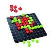 Magnetische Holz piskvorky Brettspiel in der Box 20x20x4cm