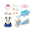 Sylvanian Families - Panda a cyklo-bruslařský set