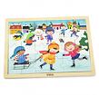 Holzpuzzle 24 Teile - Winter