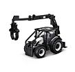 Bburago - FARMLAND, Lesní traktor se 3 kládami Traktor Valtra N174, 10 cm