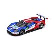 Bburago - RACE, 2017 Ford GT, modro-červená, 1:32