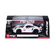 Bburago - RACE, Porsche 911 RSR v dekorativním boxu, bílá, 1:43