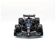 Bburago - RACE F1 v dekorativním boxu, Mercedes-AMG Petronas W14 E (2023), #63 George Russell, 1:24