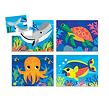 Mudpuppy Puzzle Oceán sada 4 v 1